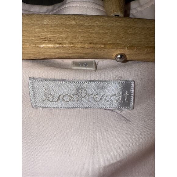 Jason Prescott Vintage Women’s Pink Tux Button Down 100% Cotton Size 14 - Picture 7 of 8